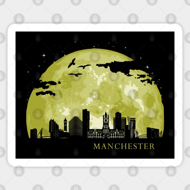 Manchester Sticker by Nerd_art